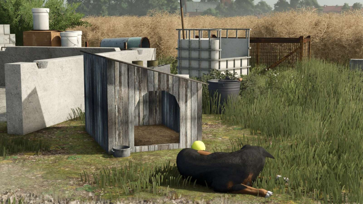 fs25-mods,  Pack Of Old Dog Houses v1.0