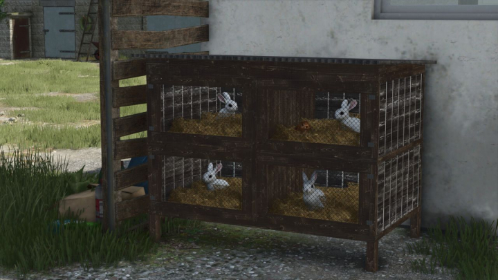 fs25-mods,  Rabbit Cages V1.0