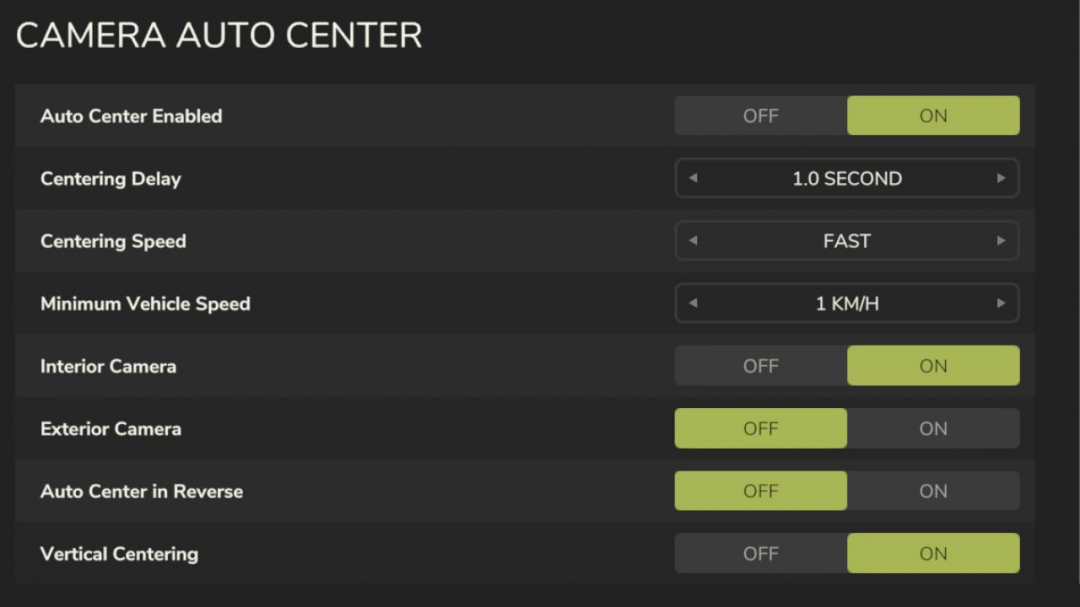 Auto Center Camera V1.0