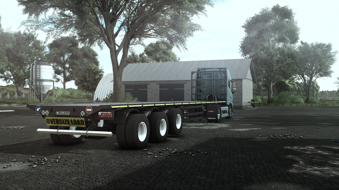 Bale Flatbed Trailer 50000 V1.0