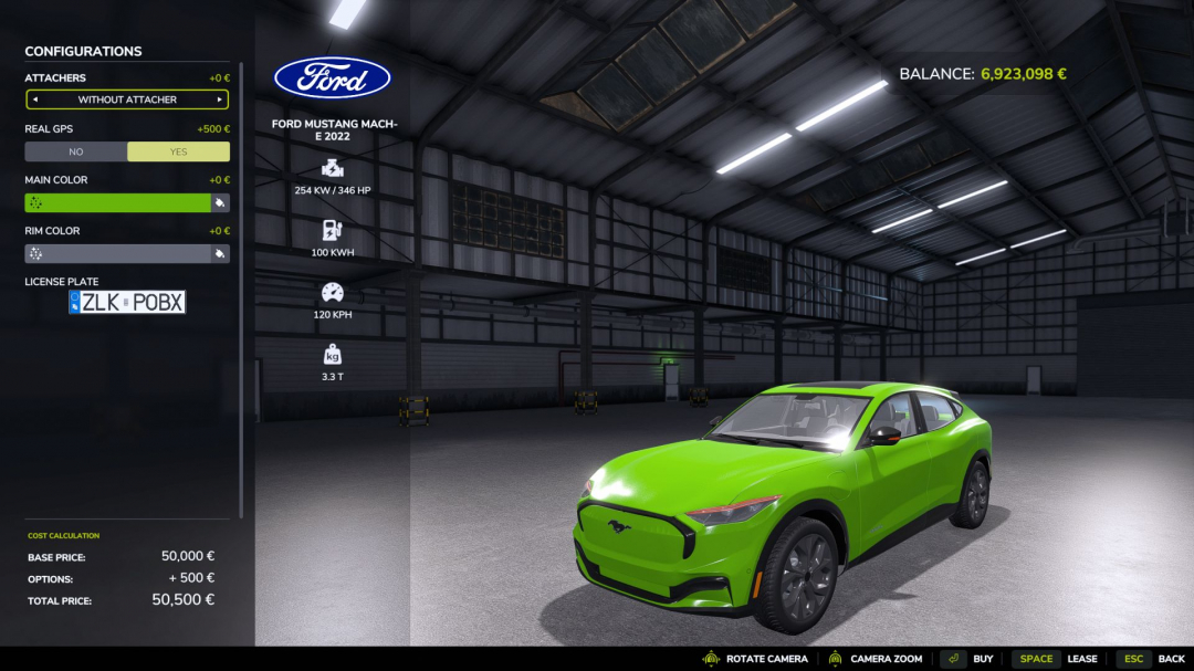 Ford Mustang Mach-E 2022 V1.0.0.1