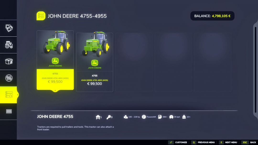 John Deere 4755-4955 Reworked V1.2