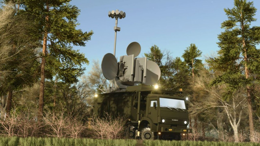 KAMAZ military vehicle equipped as a mobile radar and communications station V1.0
