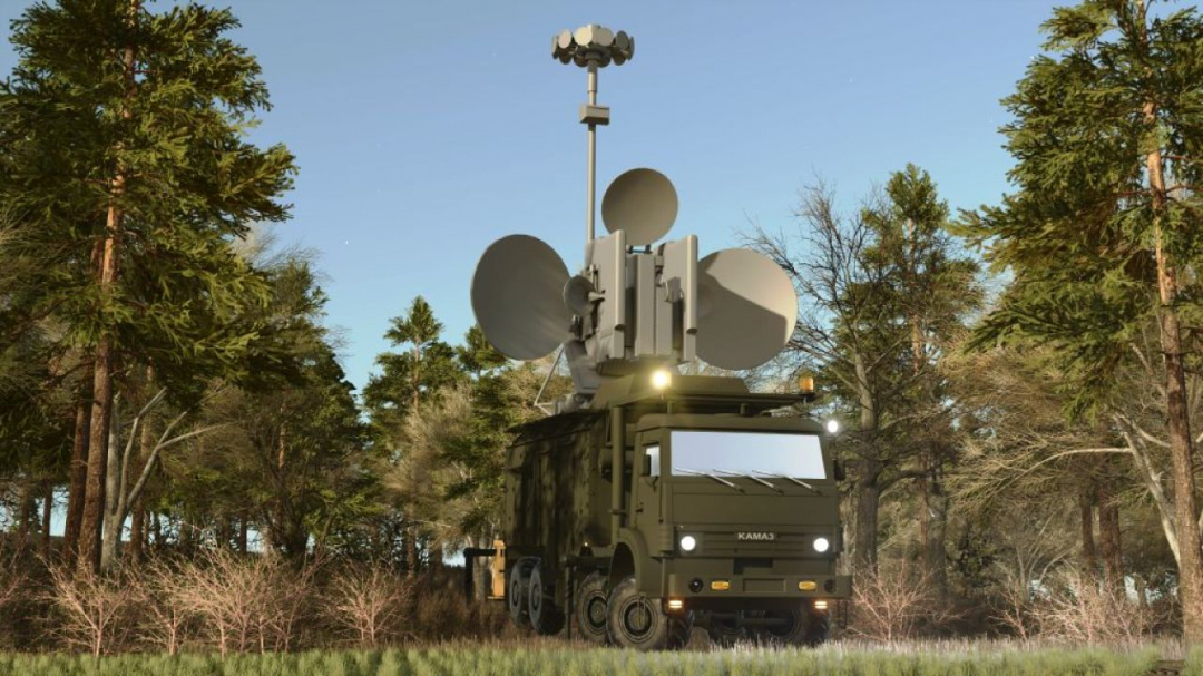 KAMAZ military vehicle equipped as a mobile radar and communications station V1.0