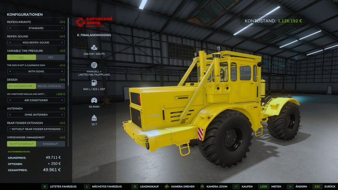 Kirovets K-700A V1.0.0.2
