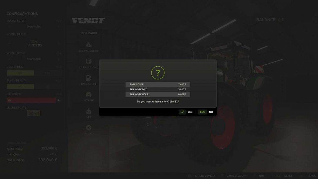 Lease Cost Preview v1.0