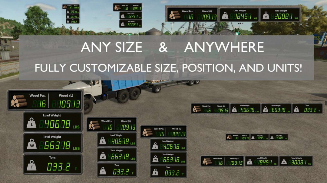 Wood And Weight Info v1.0