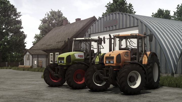 fs25-mods,  CLAAS / Renault Ares 836 RZ (Rust Edition) V1.0.1