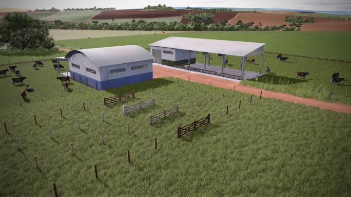 fs25-mods, ESC Cow Barns V1.1