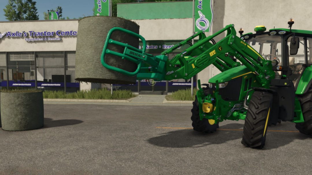 Bruneau wrapped bale pliers V1.0