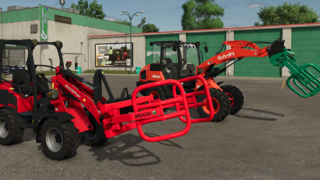 Bruneau wrapped bale pliers V1.0