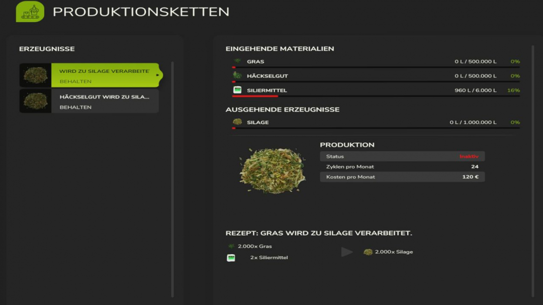 Fermenter and silo grass dryer V1.0.0.2