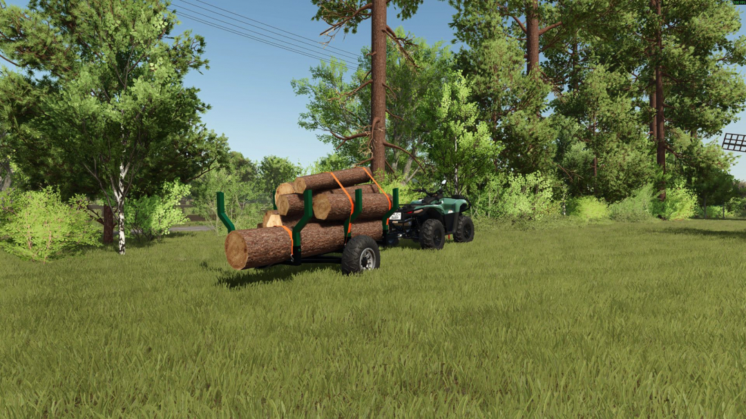 Forest trailer for ATV quad V1.0