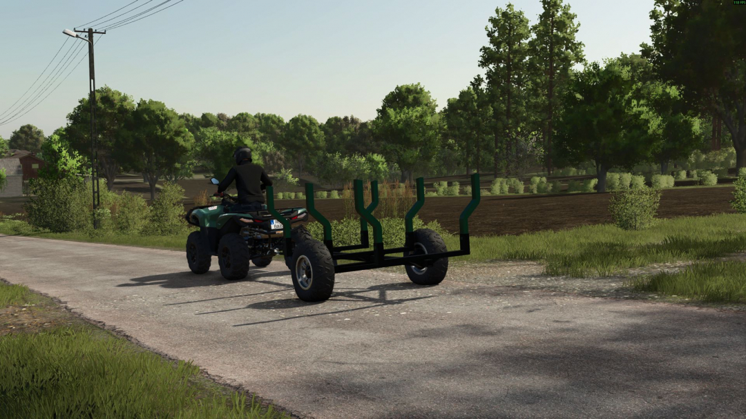 Forest trailer for ATV quad V1.0