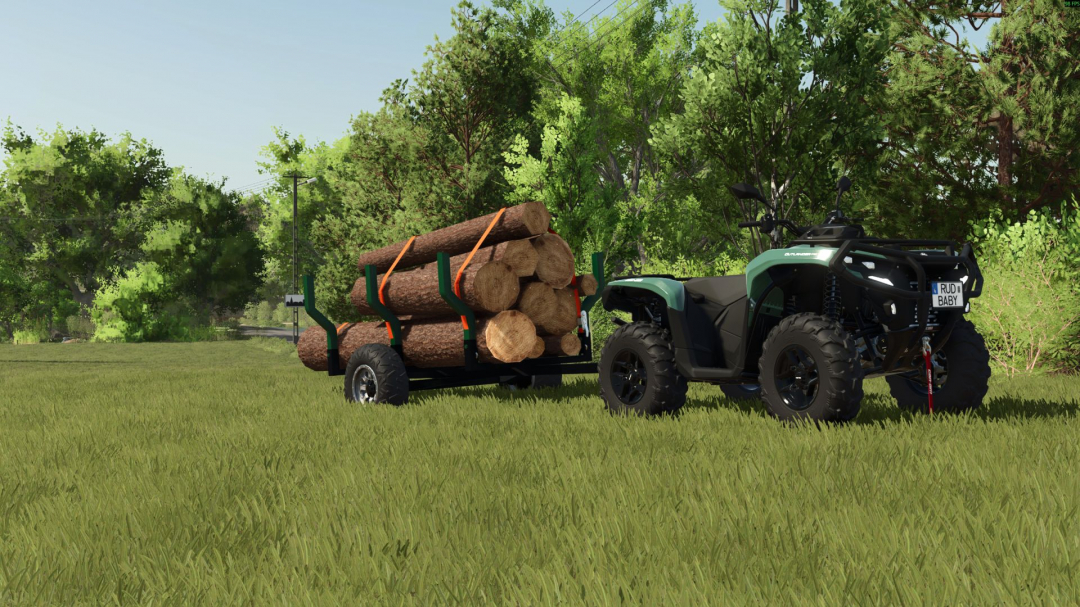 Forest trailer for ATV quad V1.0
