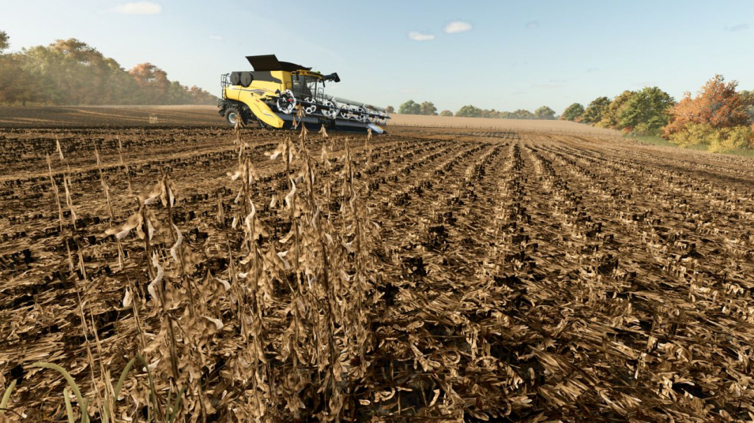 Improved Soybean Textures With Destructible Stubble (Prefab) V1.1