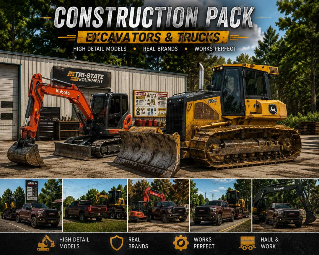 John Deere 650J Dozer Pack v1.0