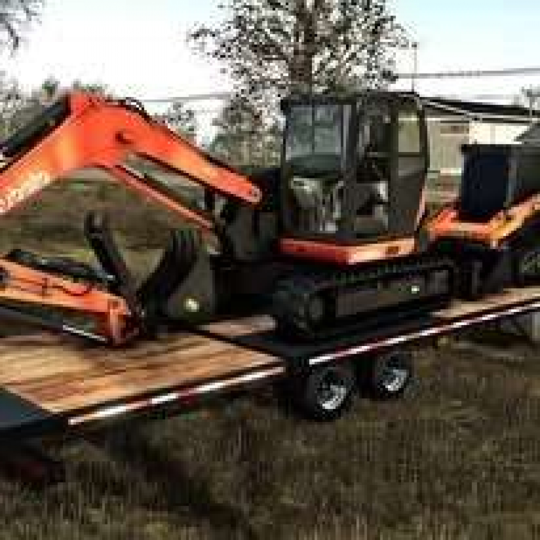 Kubota KX080-4 Mini Excavator Pack v1.0