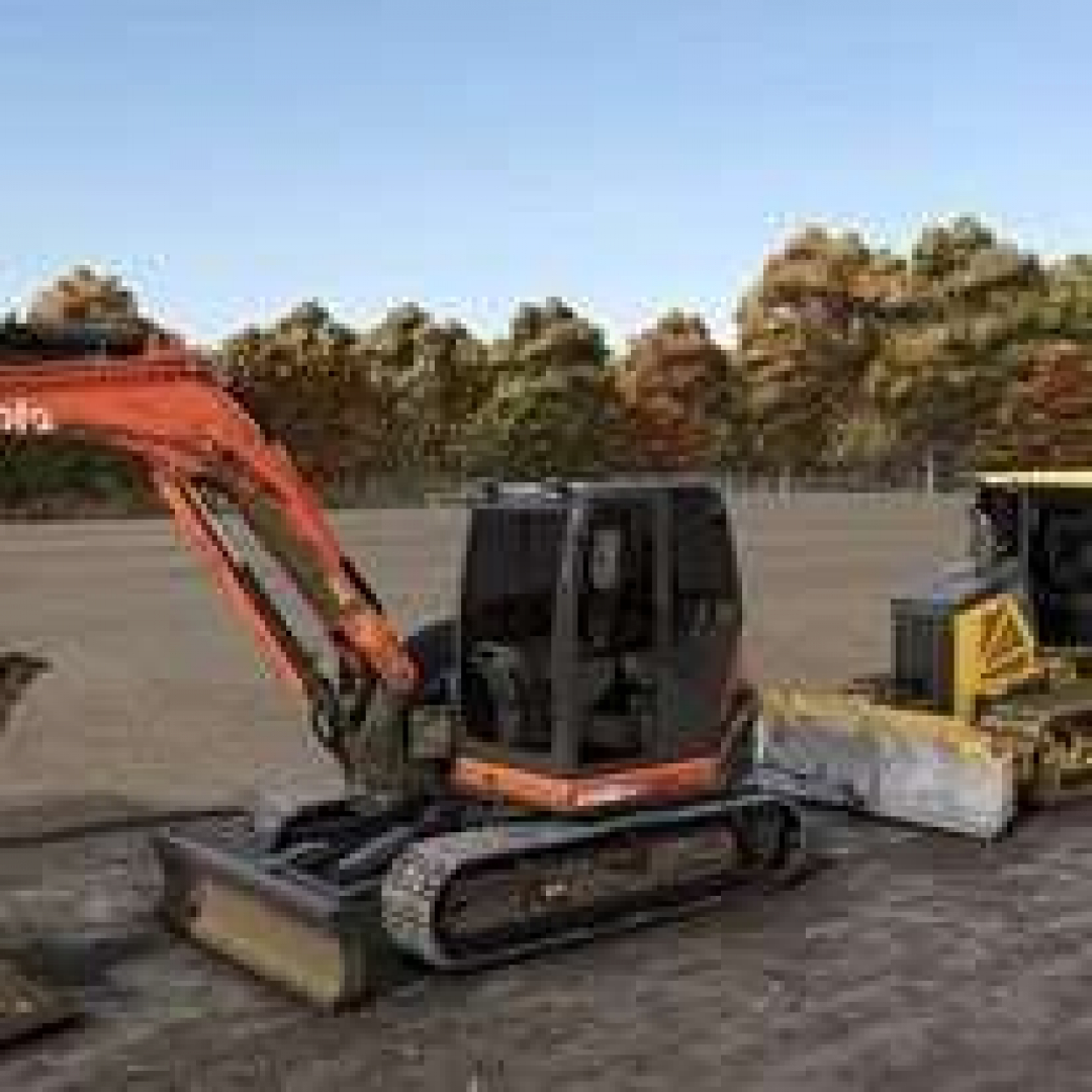 Kubota KX080-4 Mini Excavator Pack v1.0