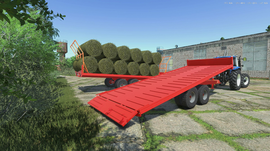 OMP tilt flatbed trailer V1.0