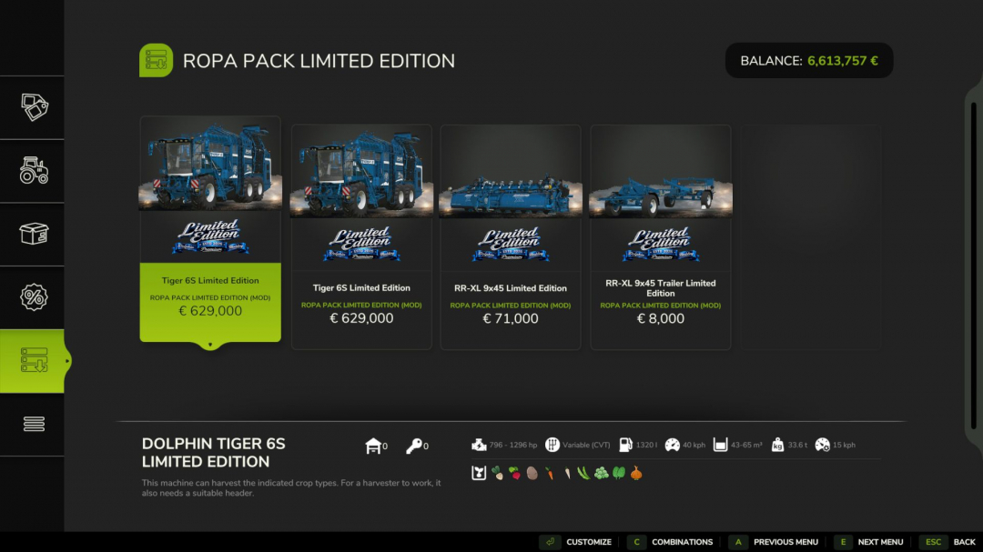 Ropa Pack Limited Edition V1.0.0.1