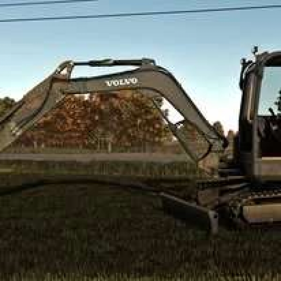 Volvo ECR58F Compact Excavator Pack v1.0