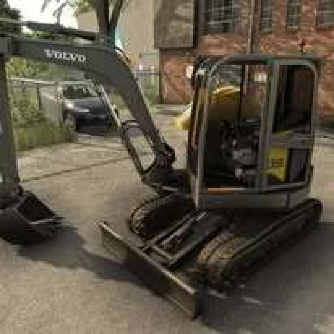 Volvo ECR58F Compact Excavator Pack v1.0
