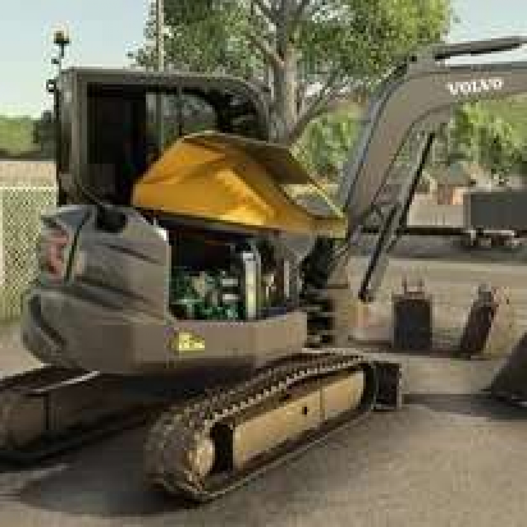 Volvo ECR58F Compact Excavator Pack v1.0