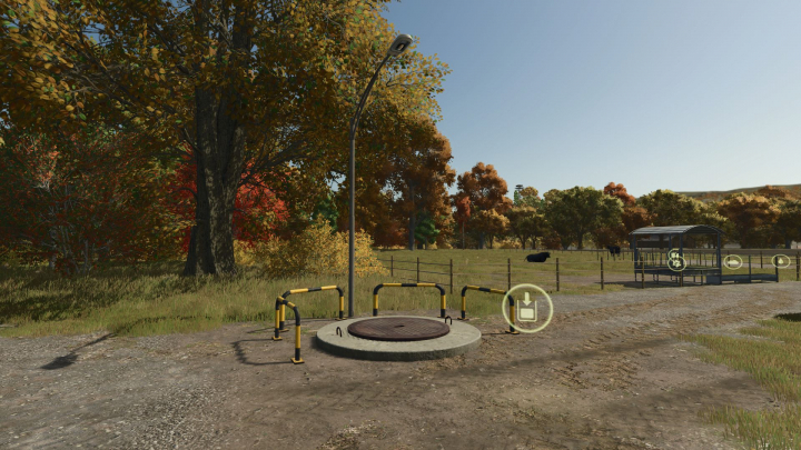 fs25-mods,  DF courtyard water station M2 (underground well shaft) V1.0