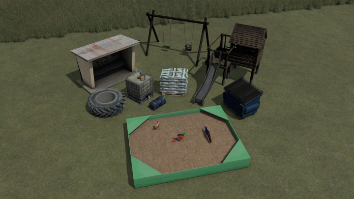 fs25-mods,  Decoration Pack 01 JDP V1.0