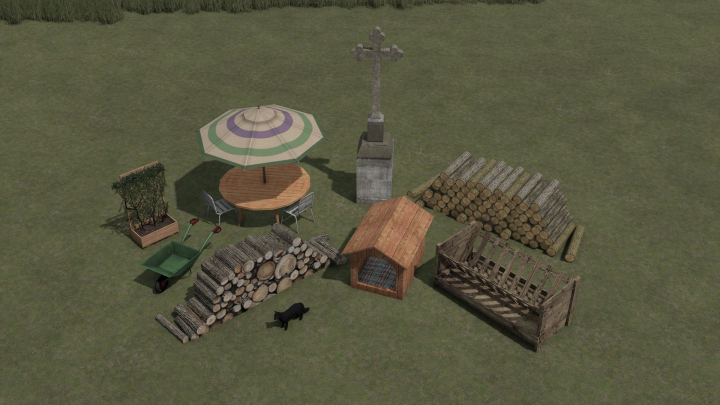 fs25-mods,  Decoration Pack 04 JDP V1.0