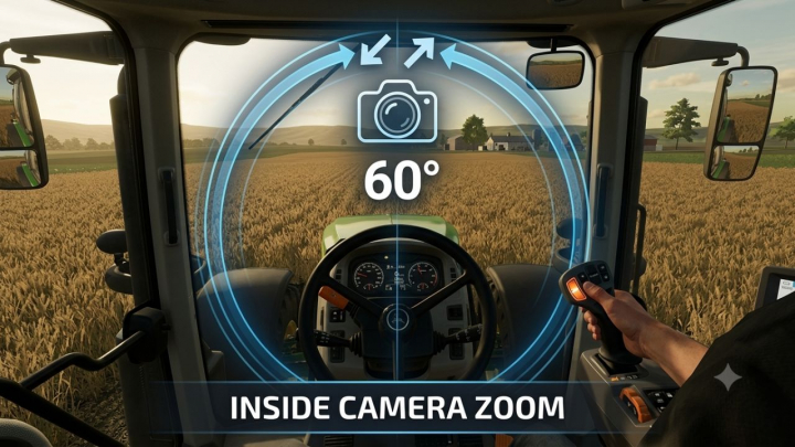 fs25-mods,  Inside Camera Zoom V1.0.0.1