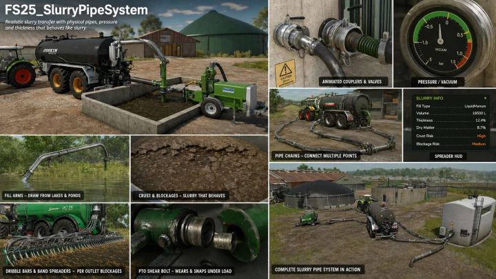fs25-mods, SlurryPipeSystem v1.0.1.1