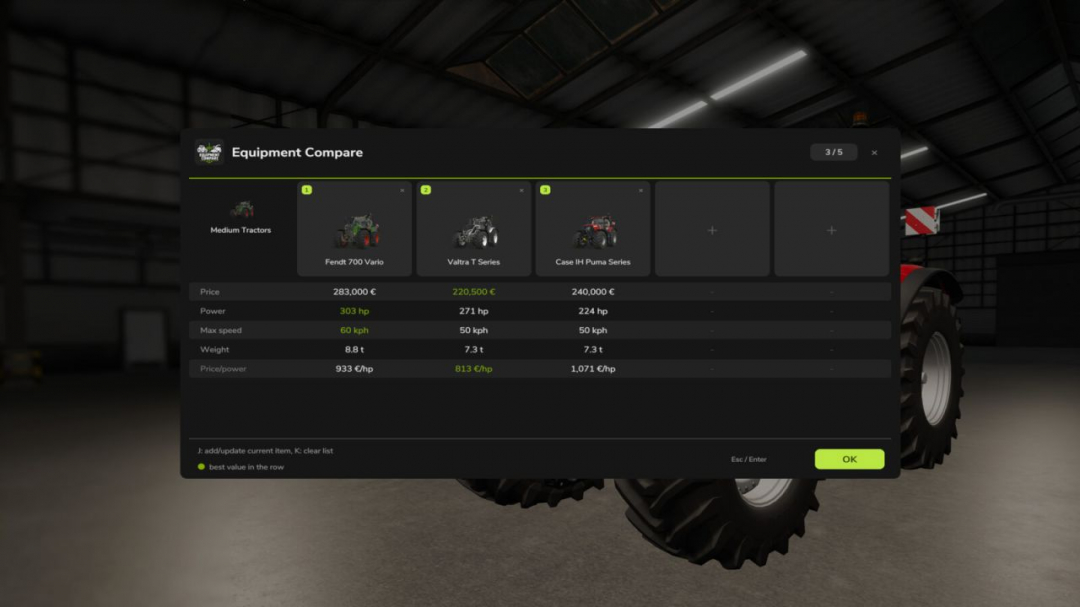 Equipment Compare V1.0.3