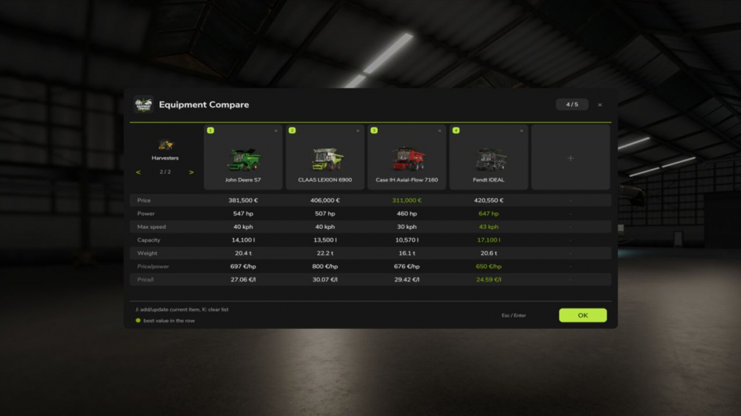 Equipment Compare V1.0.3