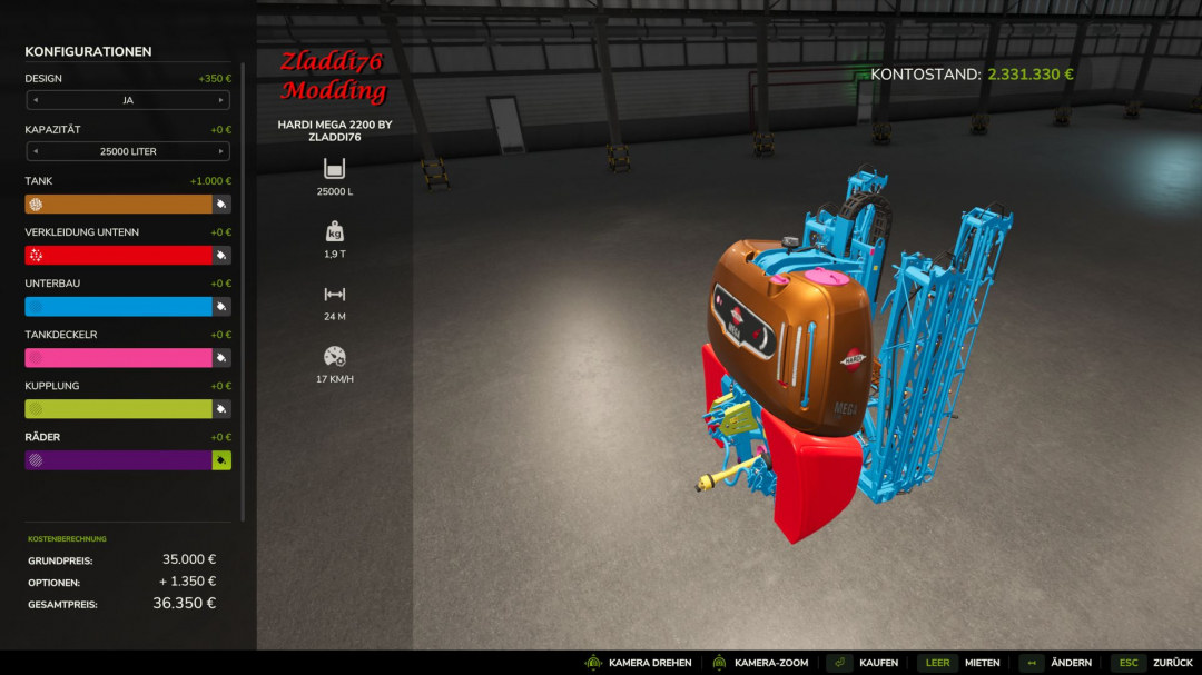 Hardi Mega 2200 Edit V1.0