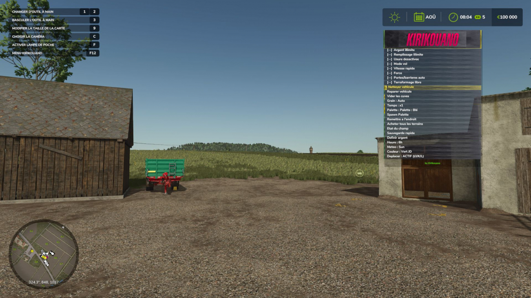 Kirikouano Menu HUD V1.1