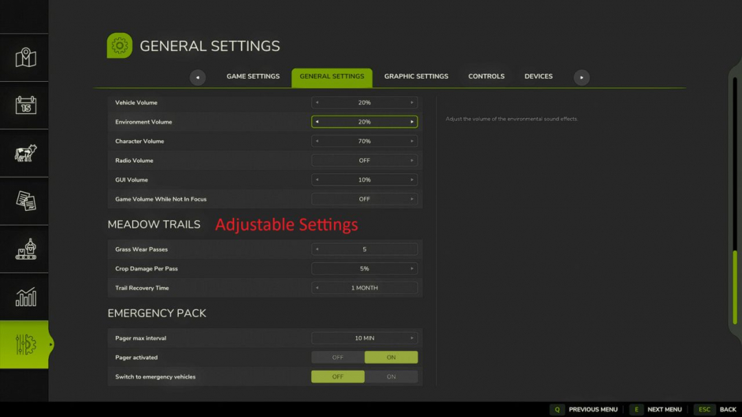 Meadow Trails V1.0