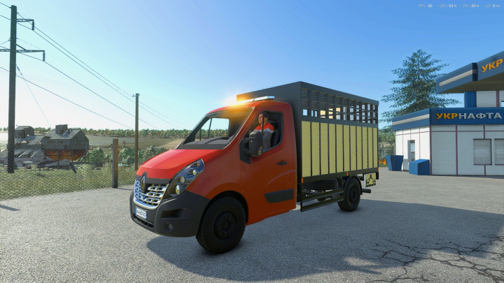 fs25-mods,  2018 Renault Master Cattle Transport Trailer V1.0