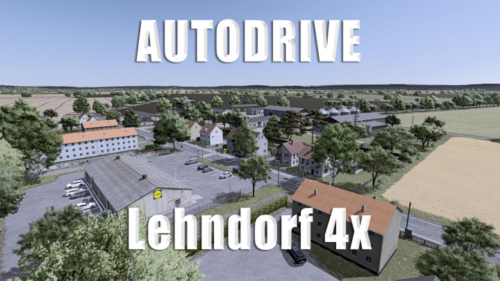 fs25-mods, AutoDrive Lehndorf 4x V1.0