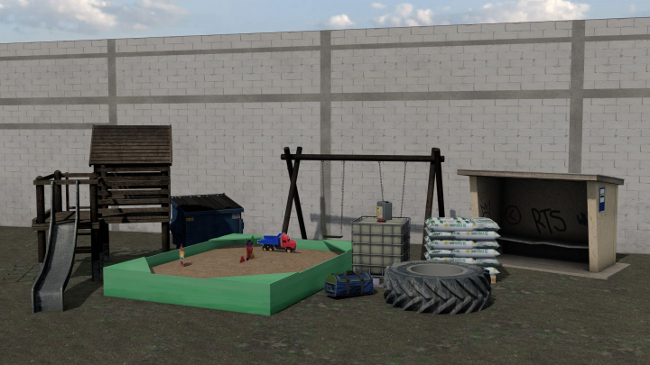 fs25-mods, Decoration Pack 01 JDP V1.0.0.1