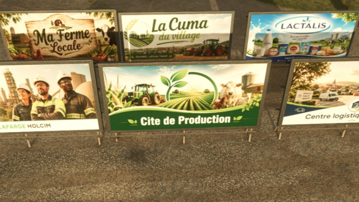 fs25-mods, Decorative agricultural panels V1.0.0.1