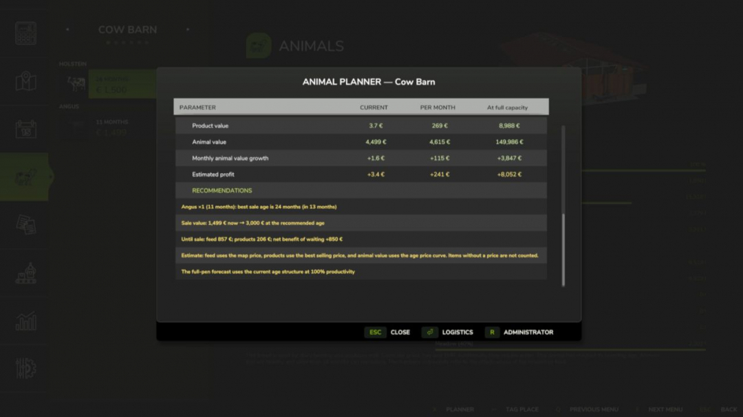 Animal Planner V1.0