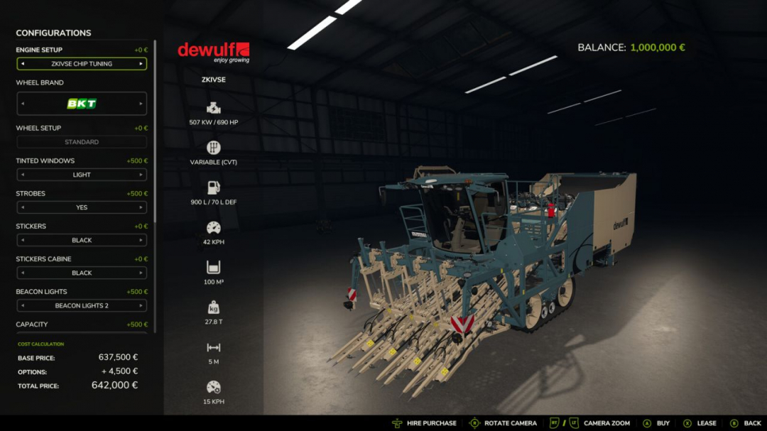 Dewulf Vegetable Harvester V1.0