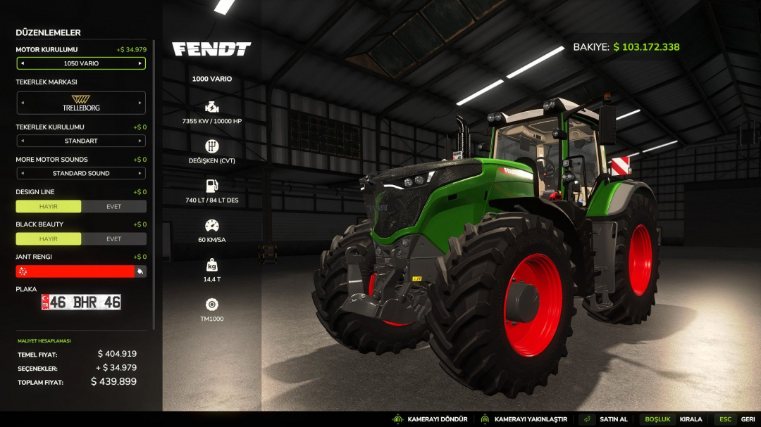 Fendt 1000 Vario Ultimate Performance Edition V1.0