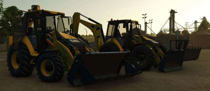 fs25-mods,  Cat backhoe Pack v1.0