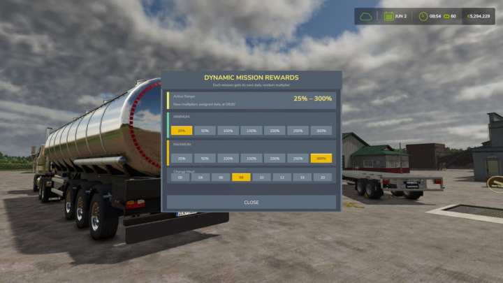 fs25-mods,  Dynamic Mission Rewards V1.0