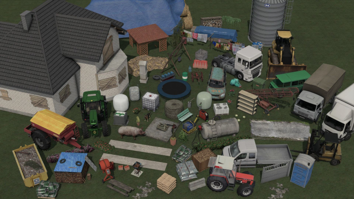 fs25-mods,  JDP Grand Decoration Pack V1.0