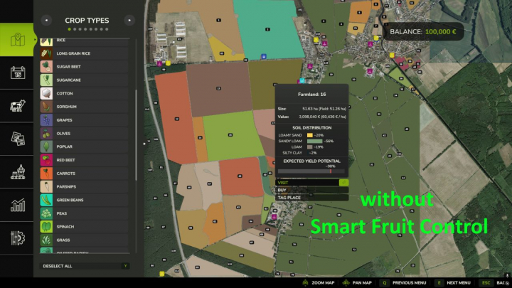 fs25-mods, Smart Crop Control V1.2