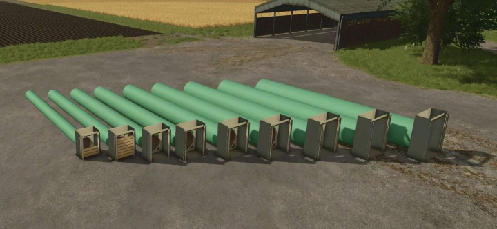 fs25-mods,  Smooth Steel Flashboard Riser Pack WIP v1.0